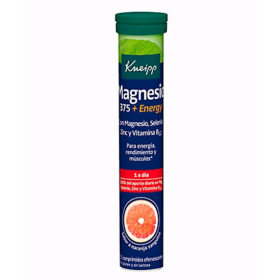 Kneipp Magnesio 375 +ENERGY 15 comprimidos